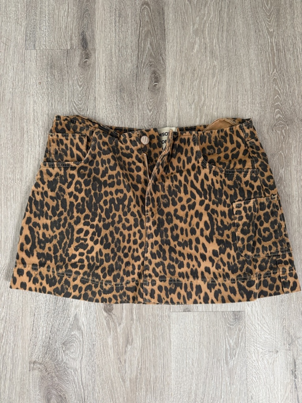 Damson Madder leopard skirt